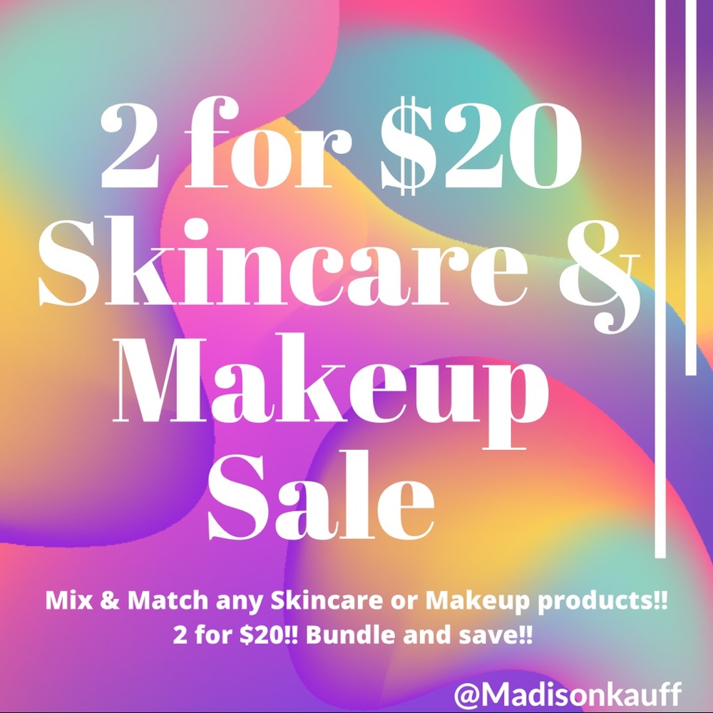 💄2 for $20 Skincare & Makeup SALE💄